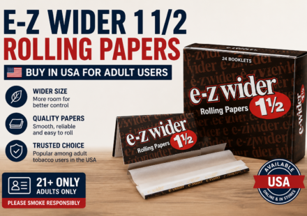 E-Z Wider 1 1/2 Rolling Papers | Buy in USA for Adult Users