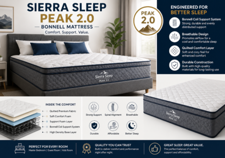 sierra sleep peak 2.0 bonnell mattress