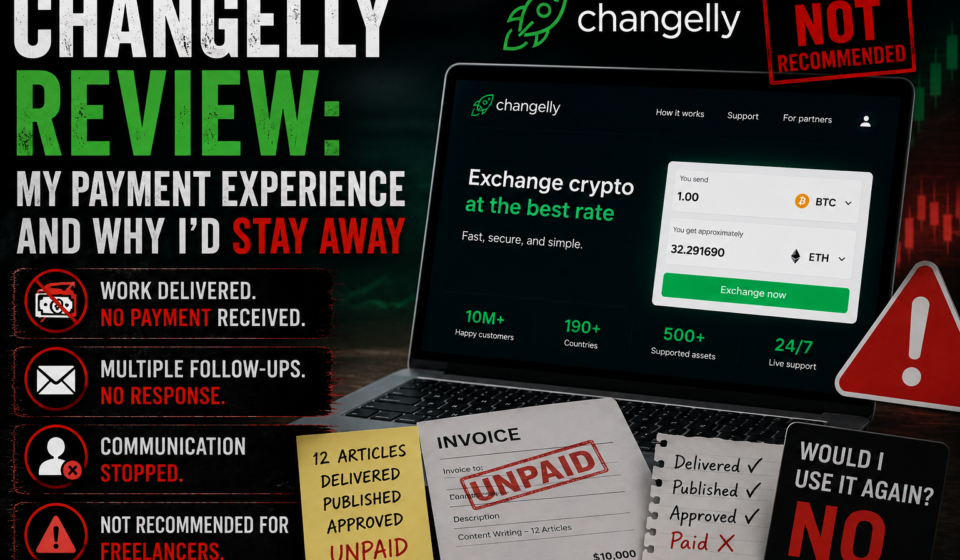 Changelly Review: My Payment Experience and Why I'd Stay Away
