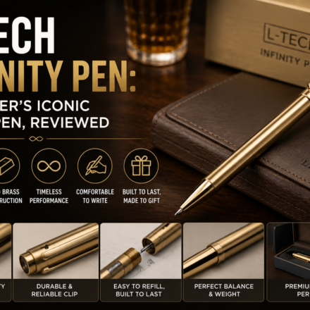 L-Tech Infinity Pen: Levenger's Iconic Brass Pen, Reviewed