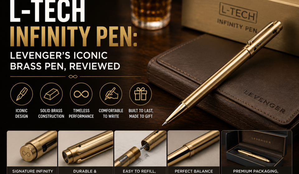 L-Tech Infinity Pen: Levenger's Iconic Brass Pen, Reviewed