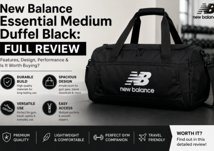 New Balance Essential Medium Duffel Black: Full Review