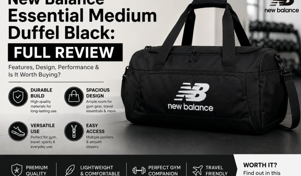 New Balance Essential Medium Duffel Black: Full Review