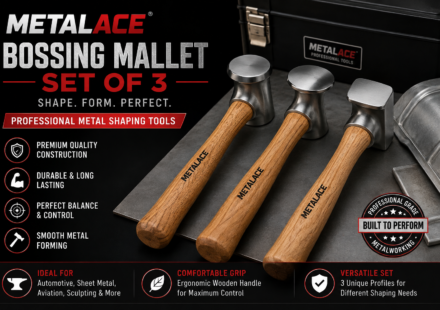 MetalAce Bossing Mallet Set of 3