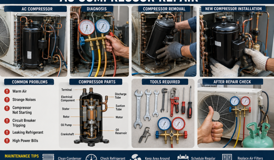 a c compressor repair
