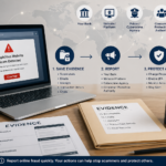 How to report online fraud and save evidence of an online scam