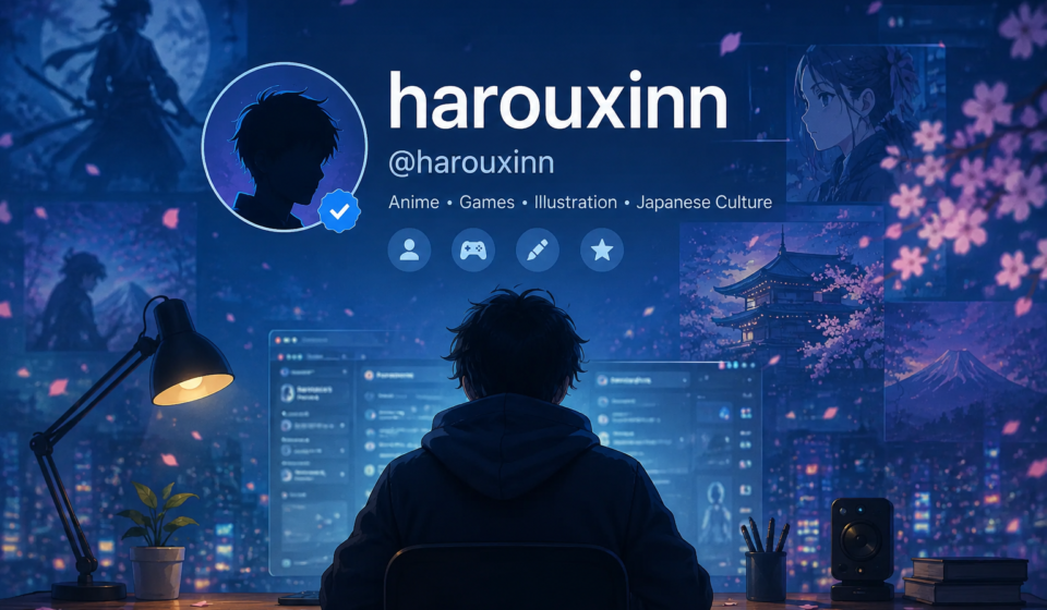 Harouxinn digital identity and online username concept