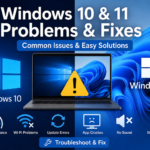 Windows 10 and Windows 11 problems and fixes for common PC issues
