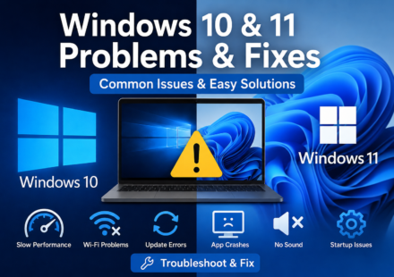 Windows 10 and Windows 11 problems and fixes for common PC issues